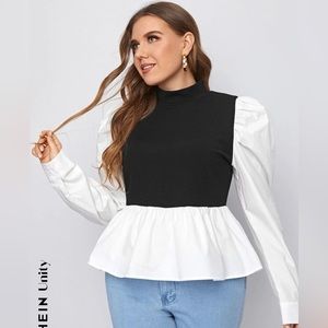 ‘SHEIN Curve Ruffle Hem Top’ 🔥